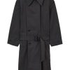 LEMAIRE Tibetan maxi-coat Brown Men Trench Coats Maison-Kitsune