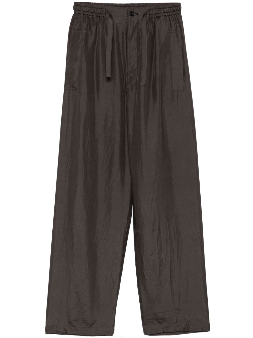 LEMAIRE Taekwondo Trousers Grey Maison-Kitsune Men Regular-Fit & Straight Leg Pants