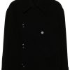 LEMAIRE Dispatch Peacoat Black Men Peacoats Maison-Kitsune
