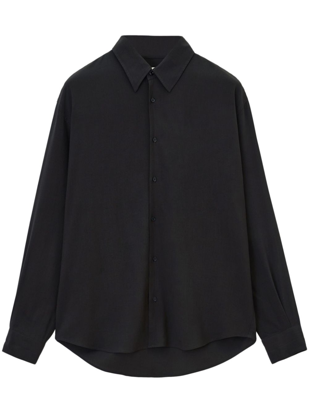 Maison-Kitsune LEMAIRE long-sleeve Poplin Shirt Black Men Shirts