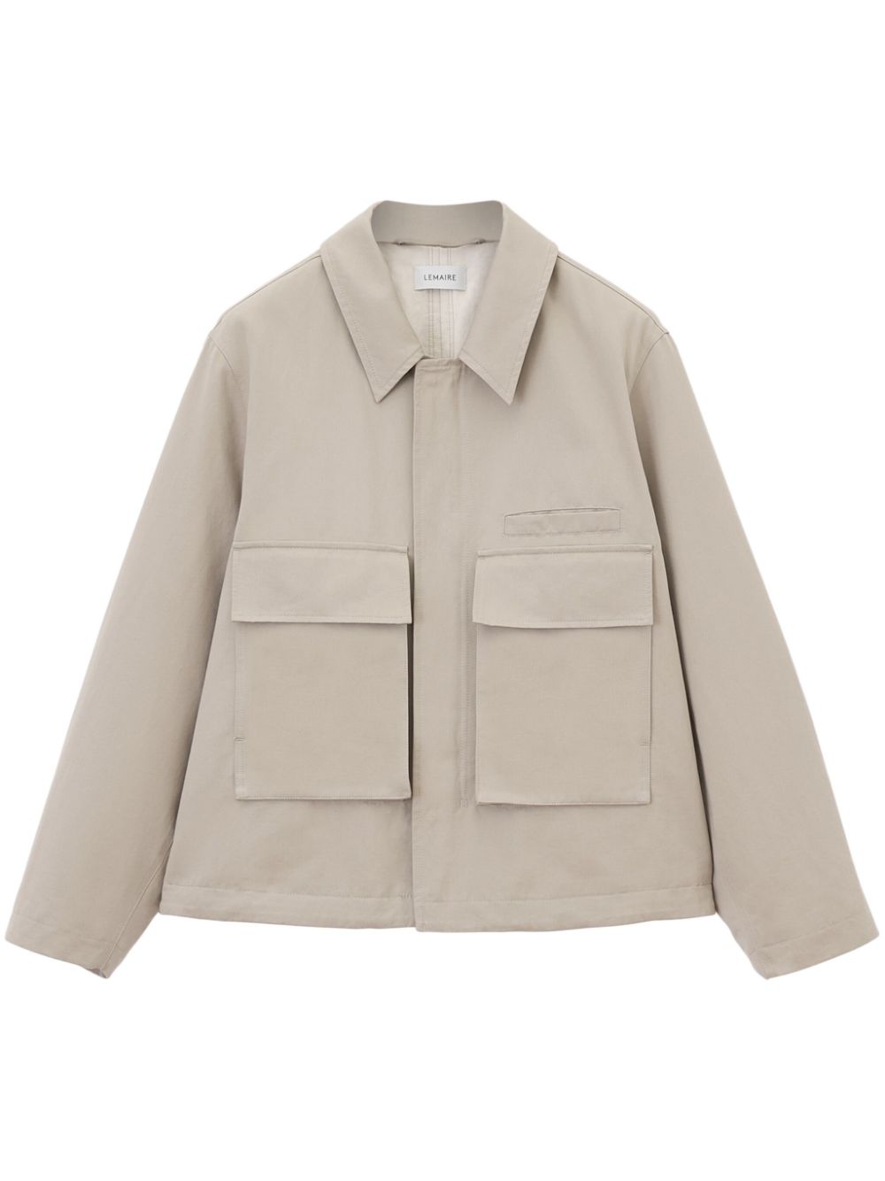 LEMAIRE 3D Pockets Quilted Jacket Neutrals Men Lightweight Jackets Maison-Kitsune