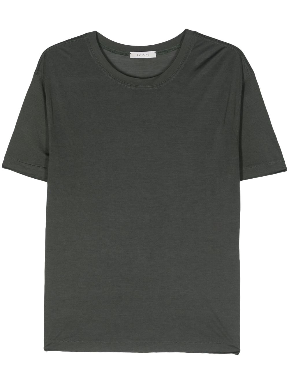 Maison-Kitsune T-Shirts Men LEMAIRE Silk Jersey T-shirt Green