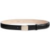 LEMAIRE sliding-buckle Leather Belt Black Men Belts Maison-Kitsune