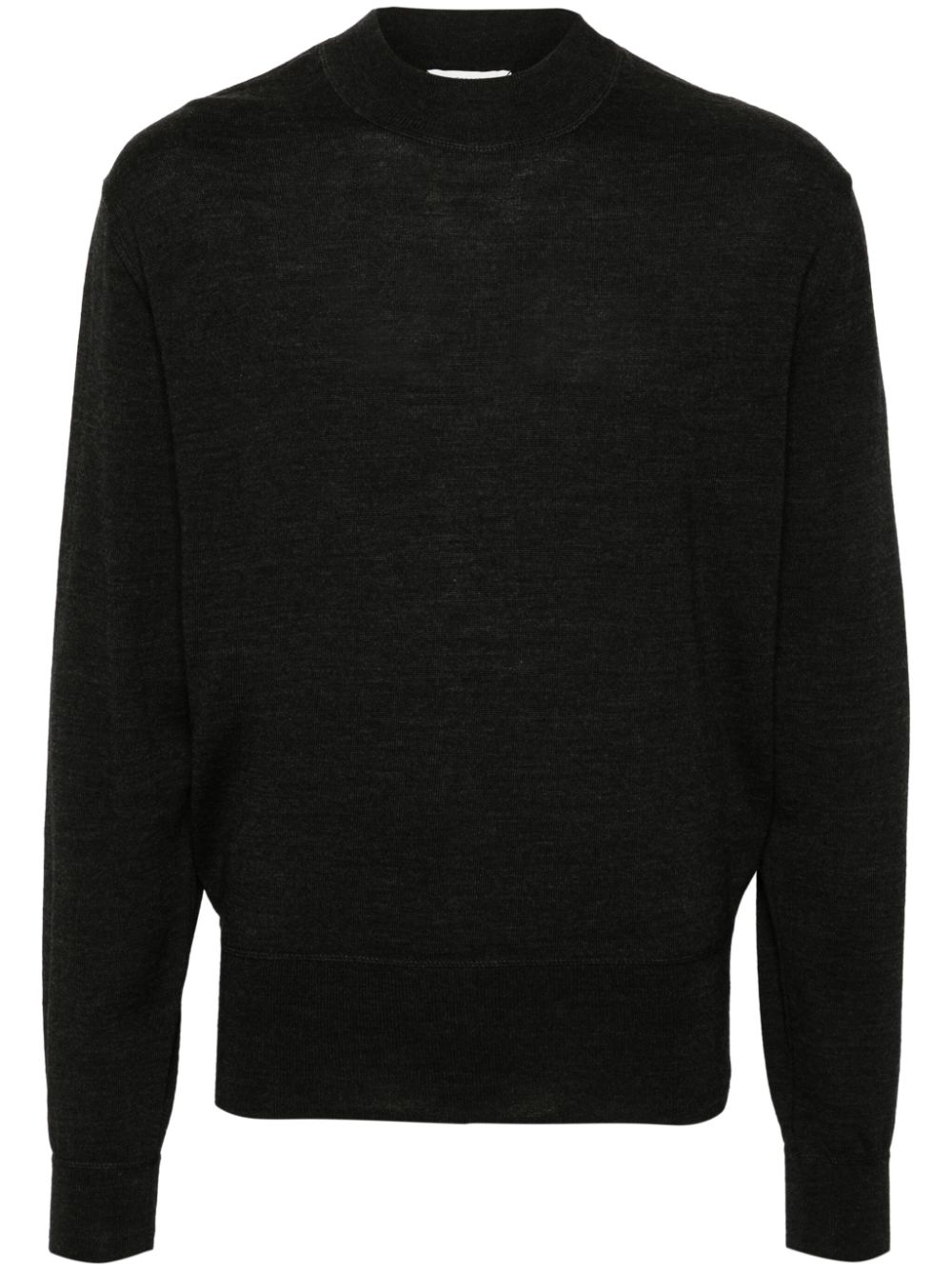 Maison-Kitsune LEMAIRE mock-neck Jumper Grey Men Knitted Sweaters