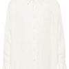 LEMAIRE double-pocket Lyocell Shirt Neutrals Maison-Kitsune Men Shirts