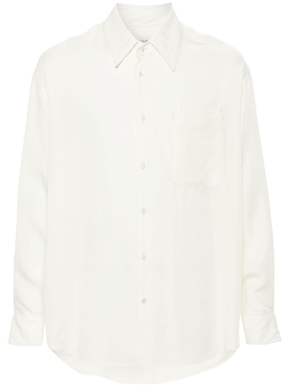 LEMAIRE double-pocket Lyocell Shirt Neutrals Maison-Kitsune Men Shirts