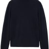 LEMAIRE high-neck Jumper Black Men Knitted Sweaters Maison-Kitsune