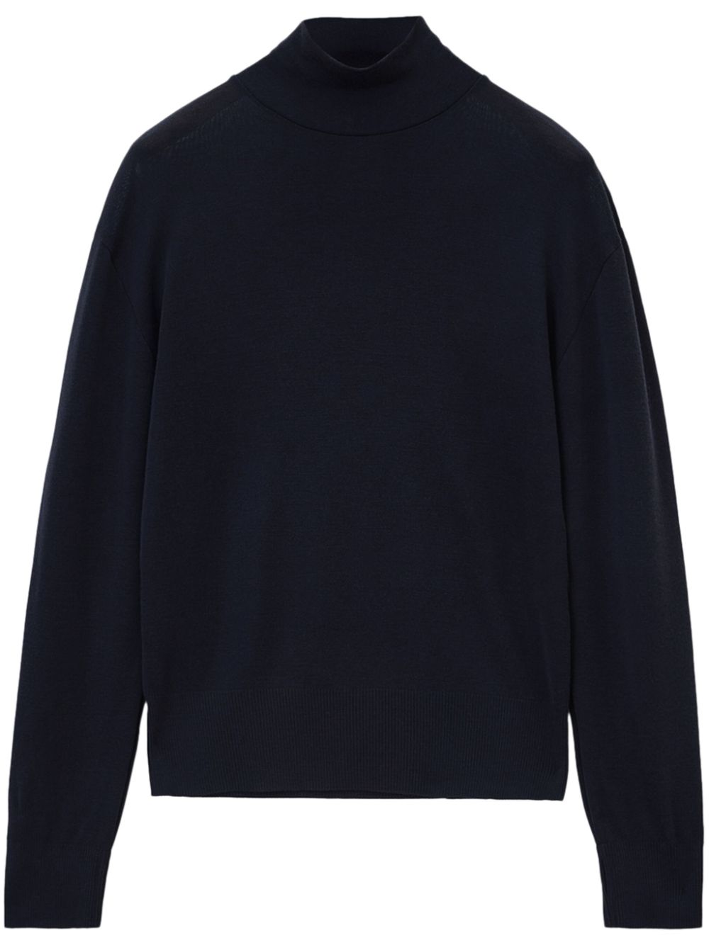 LEMAIRE high-neck Jumper Black Men Knitted Sweaters Maison-Kitsune
