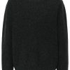 Men Knitted Sweaters Maison-Kitsune LEMAIRE round-neck Wool Jumper Grey