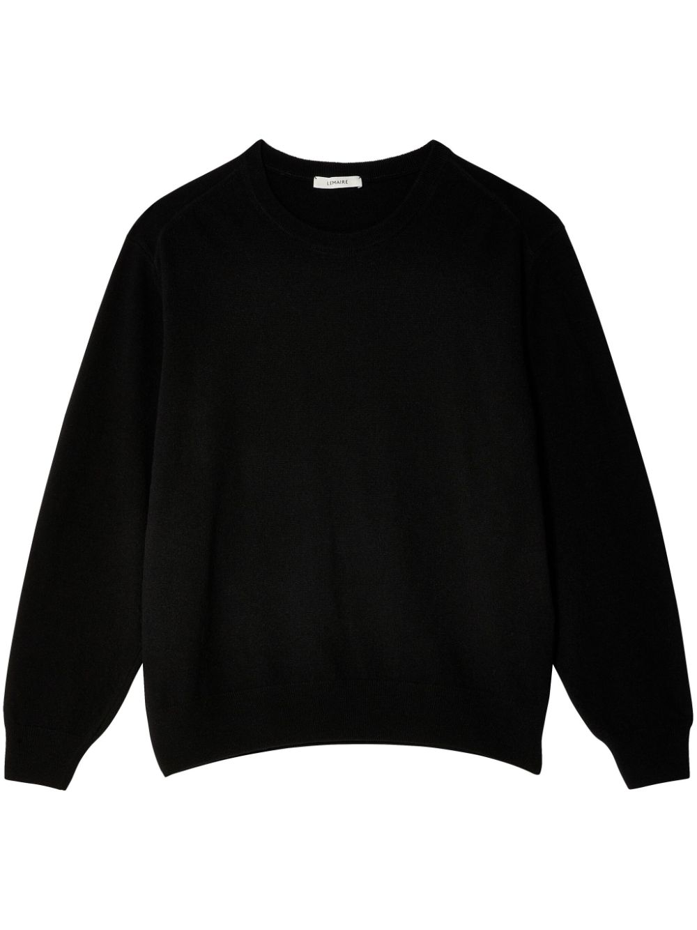 LEMAIRE crew-neck Jumper Black Men Sweatshirts Maison-Kitsune