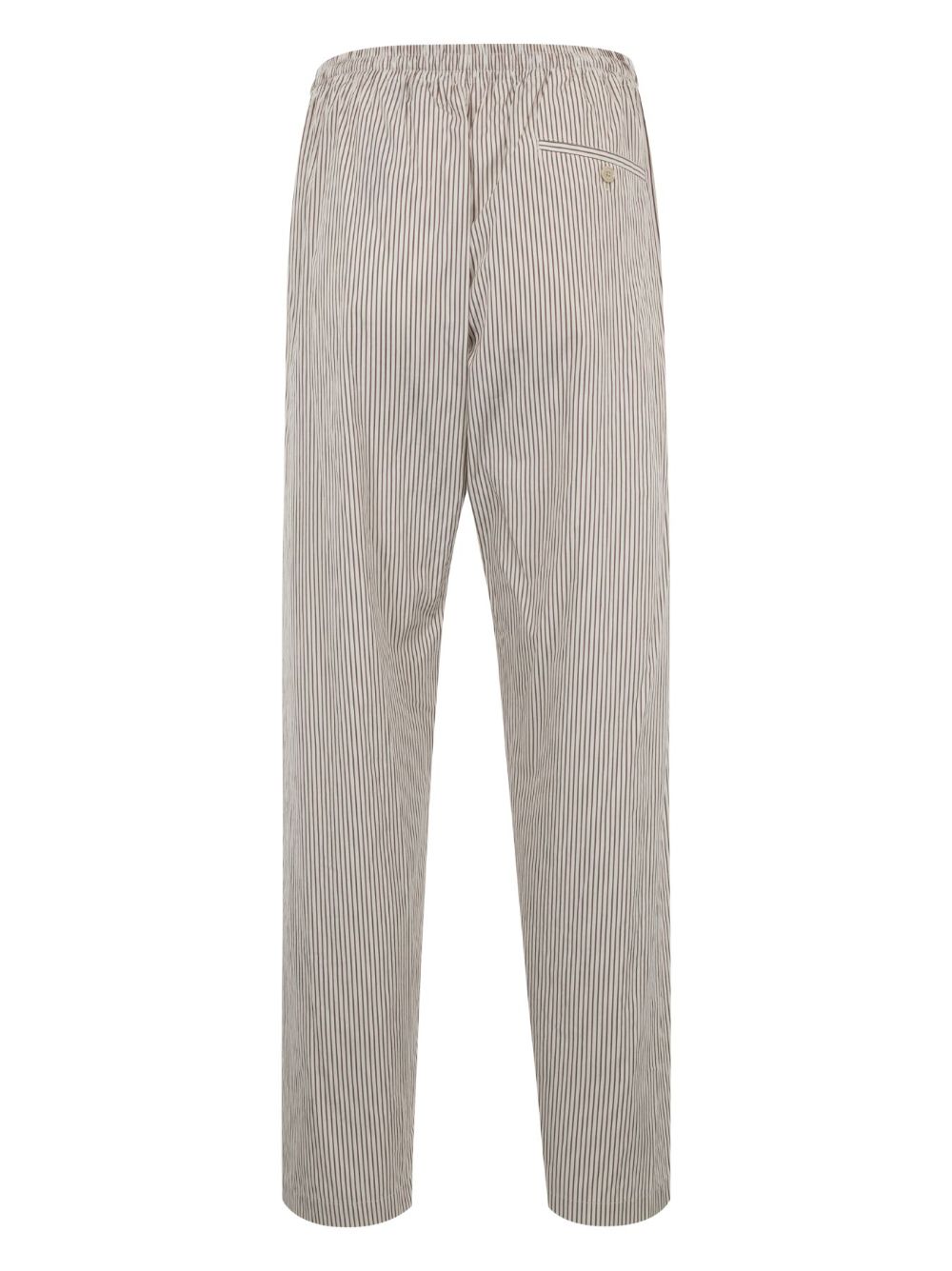Maison-Kitsune Regular-Fit & Straight Leg Pants Men LEMAIRE Taekwondo Straight Trousers Neutrals