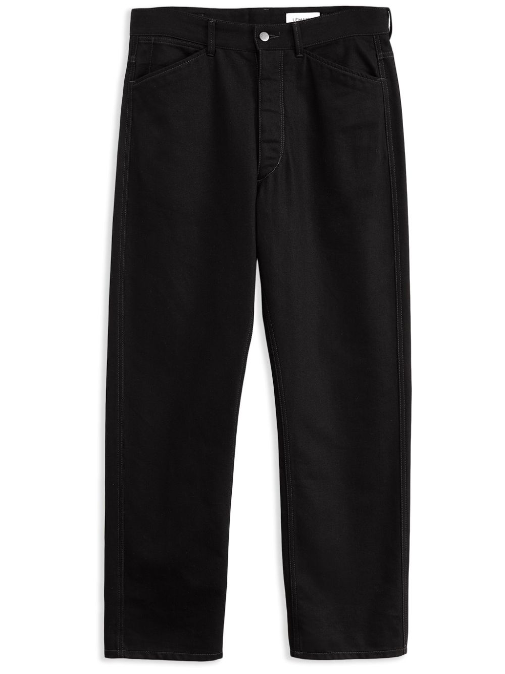 Maison-Kitsune Regular-Fit & Straight Leg Pants Men LEMAIRE Curve 5-pocket Jeans Black