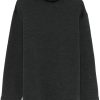 Maison-Kitsune LEMAIRE Mélange Effect Sweatshirt Black Men Sweatshirts