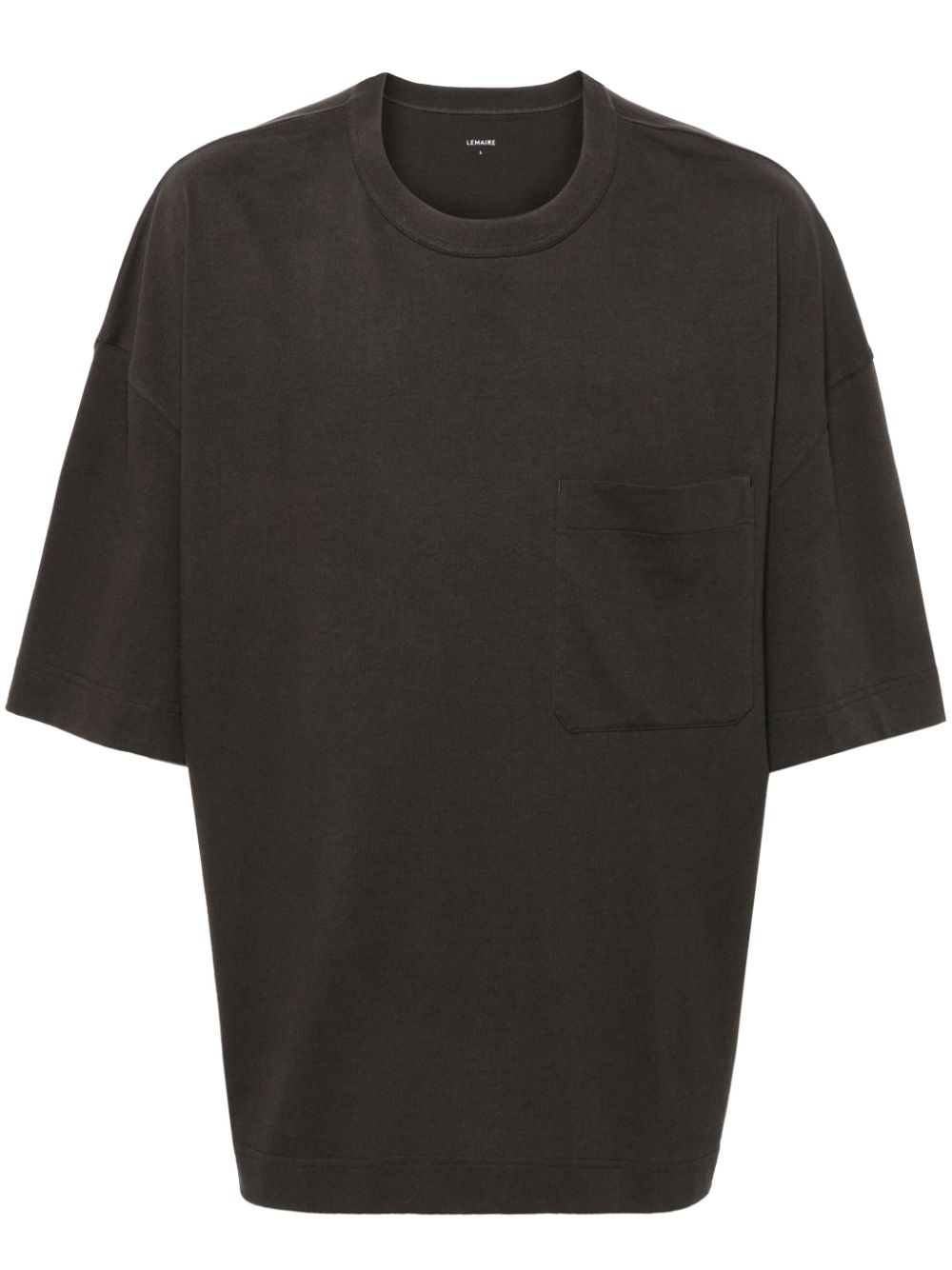 LEMAIRE crew-neck Jersey T-shirt Green Maison-Kitsune Men T-Shirts
