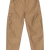 Men Tapered Pants Maison-Kitsune LEMAIRE Twisted Trousers Brown