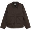 LEMAIRE 3D-pockets Jacket Brown Maison-Kitsune Men Down Jackets
