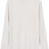 Maison-Kitsune LEMAIRE long-sleeve Cotton T-shirt Neutrals Men T-Shirts