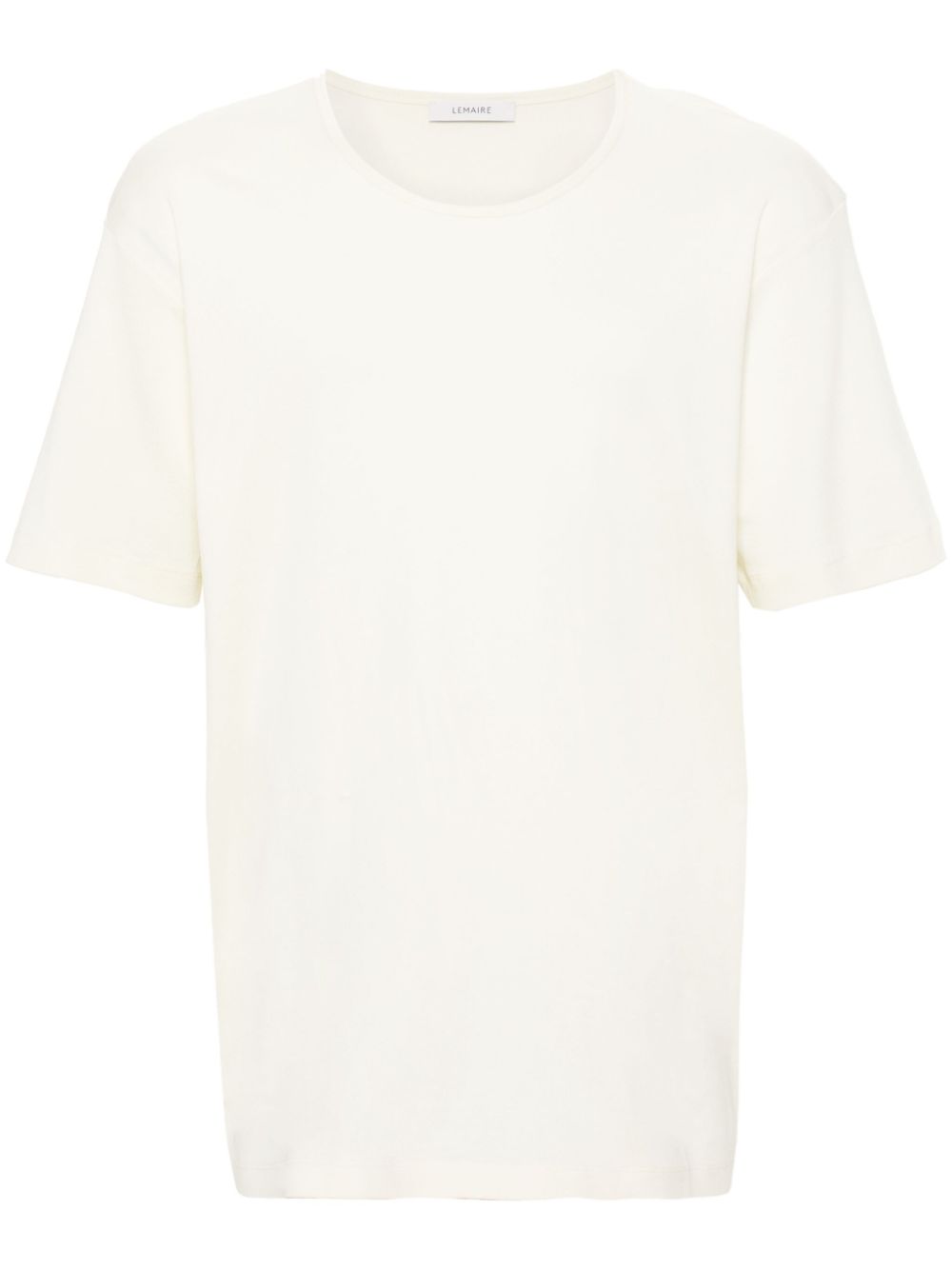 LEMAIRE round-neck Cotton T-shirt Yellow Maison-Kitsune Men T-Shirts