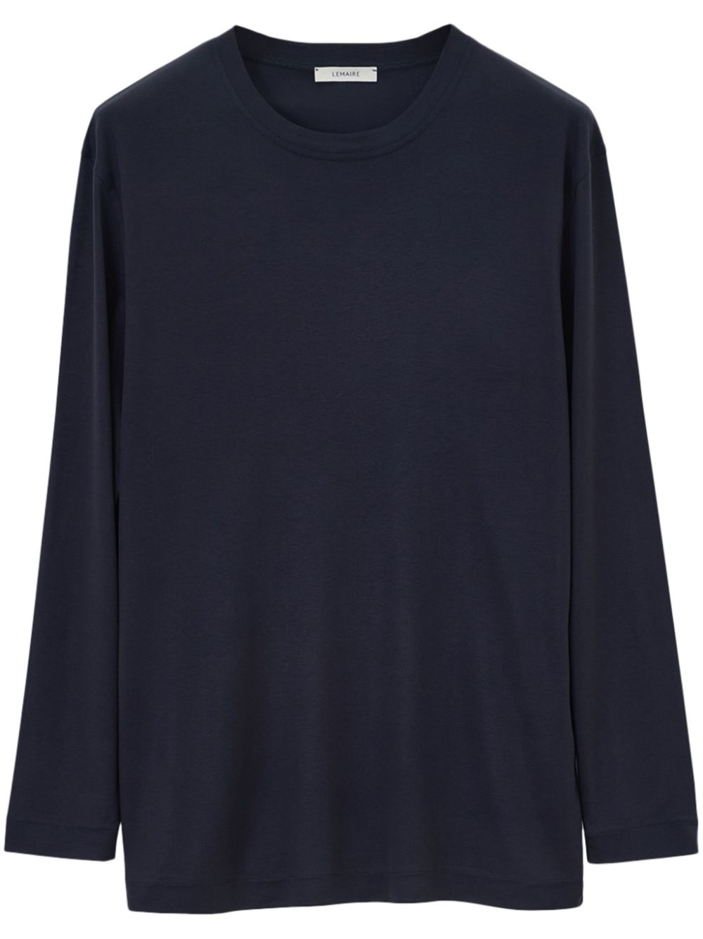LEMAIRE long-sleeve Cotton T-shirt Black Men T-Shirts Maison-Kitsune