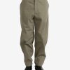 LEMAIRE Tapered Trousers Green Men Loose Fit Pants Maison-Kitsune