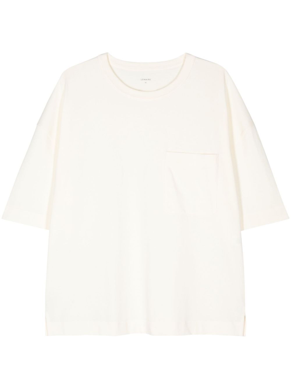 LEMAIRE crew-neck Jersey T-shirt White Maison-Kitsune Men T-Shirts