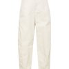 LEMAIRE 3D mid-rise Tapered Trousers Neutrals Maison-Kitsune Men Tapered Pants