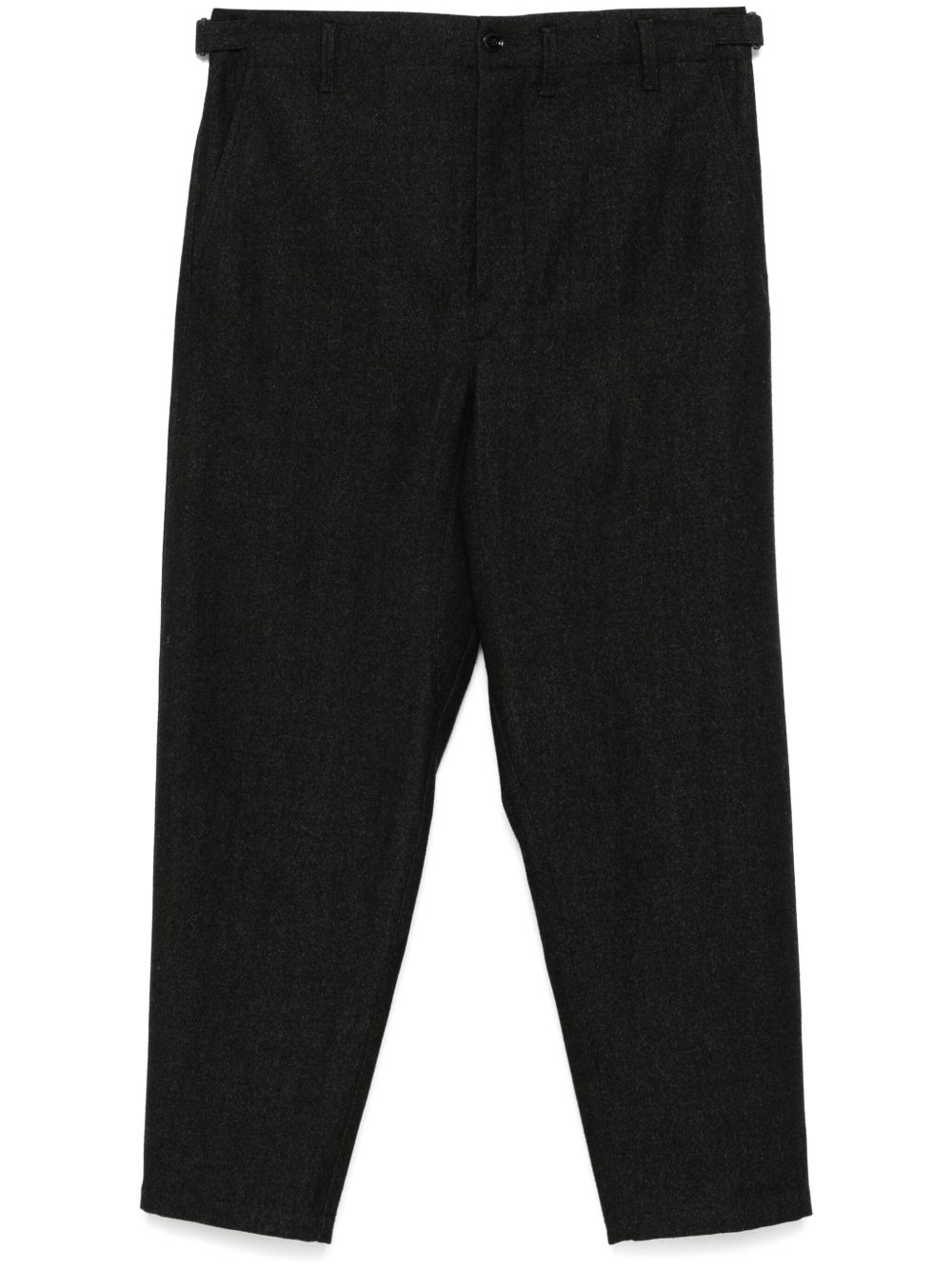 Men Tapered Pants Maison-Kitsune LEMAIRE Carrot Trousers Black