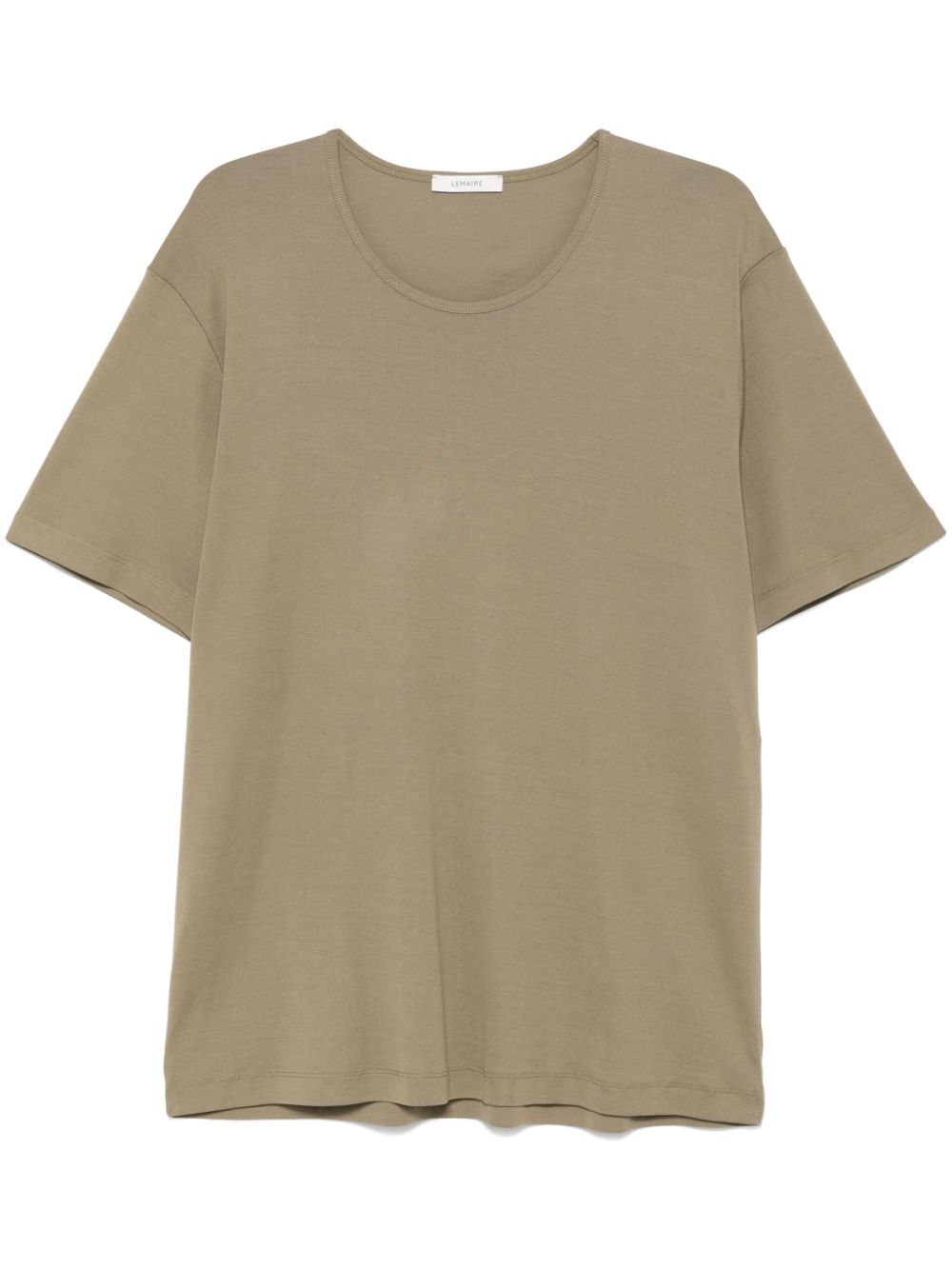 Maison-Kitsune LEMAIRE U-neck T-shirt Green Men T-Shirts