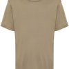 LEMAIRE Ribbed T-shirt Neutrals Maison-Kitsune Men T-Shirts