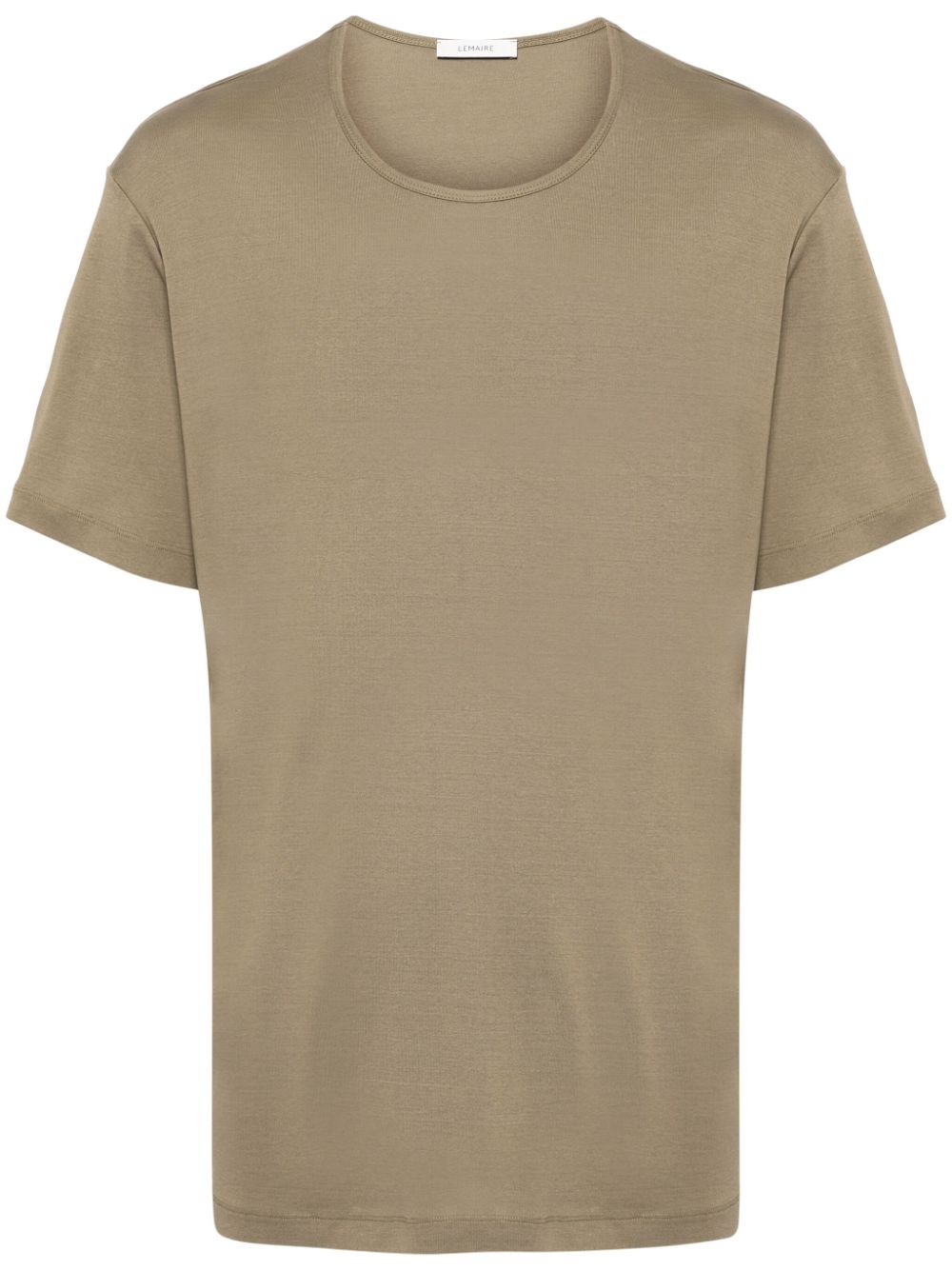 LEMAIRE Ribbed T-shirt Neutrals Maison-Kitsune Men T-Shirts