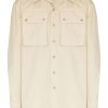 LEMAIRE flap-pocket Cotton Shirt Neutrals Maison-Kitsune Men Shirts