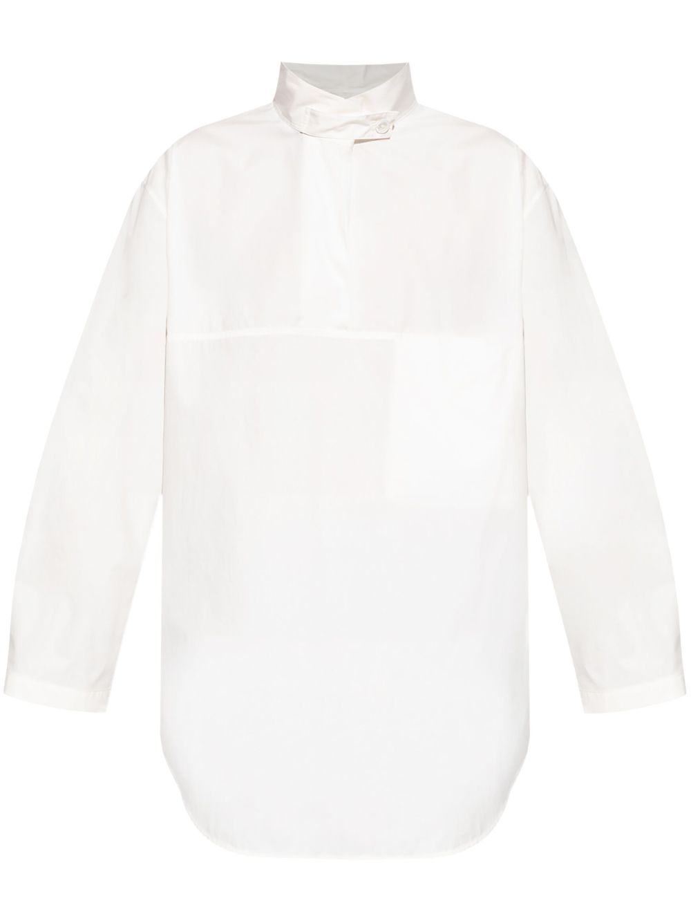 LEMAIRE Poplin Shirt White Men Shirts Maison-Kitsune