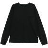 LEMAIRE jersey-texture T-shirt Black Men T-Shirts Maison-Kitsune