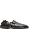 LEMAIRE Leather slip-on Loafers Black Maison-Kitsune Men Loafers