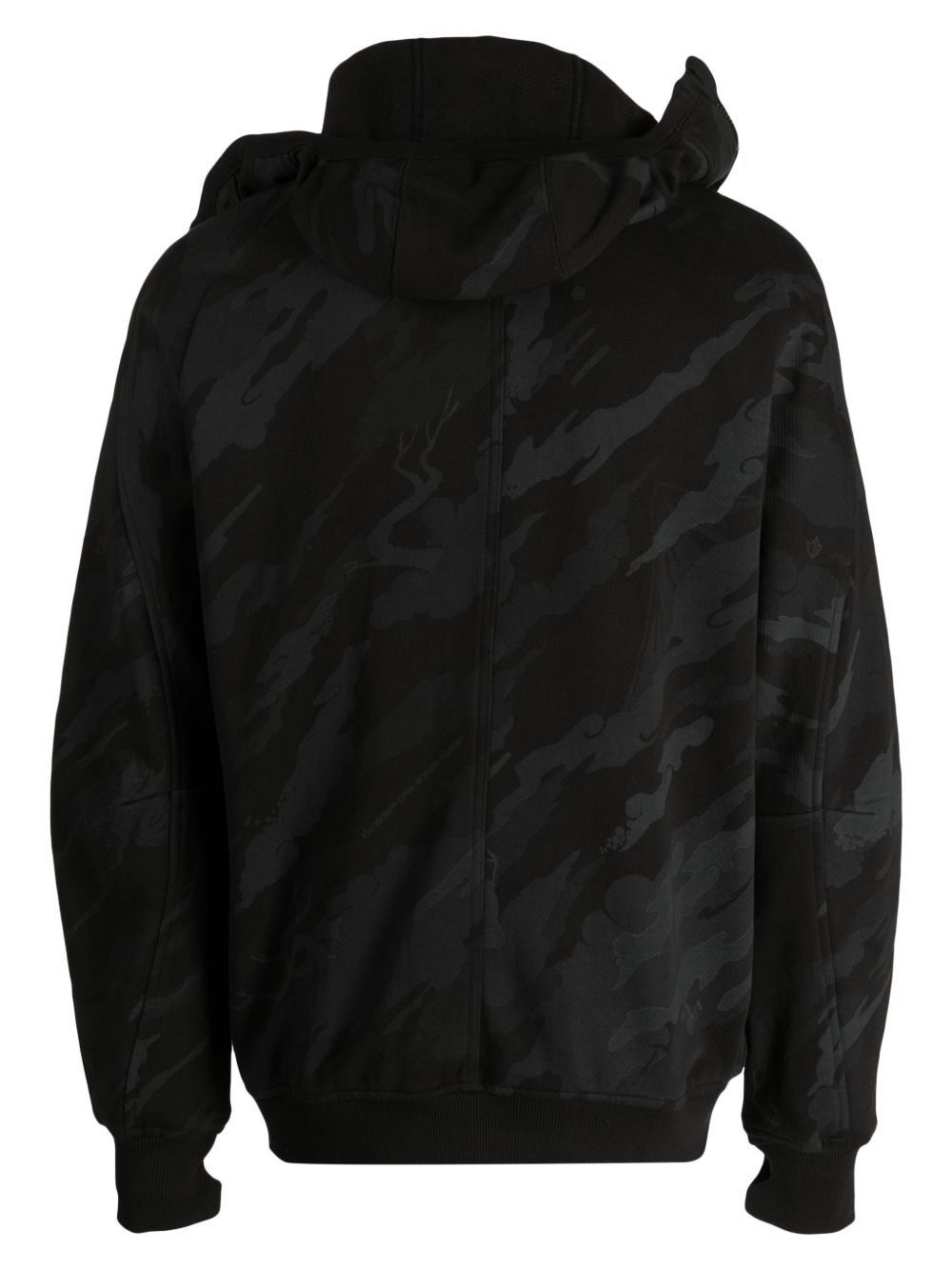 Maharishi 4518 Camo Shinobi Balaclava Jacket Black Maison-Kitsune Men Bomber Jackets