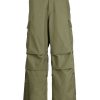 Maharishi Blaze Samurai-embroidered Cargo Trousers Green Men Wide Leg Pants Maison-Kitsune