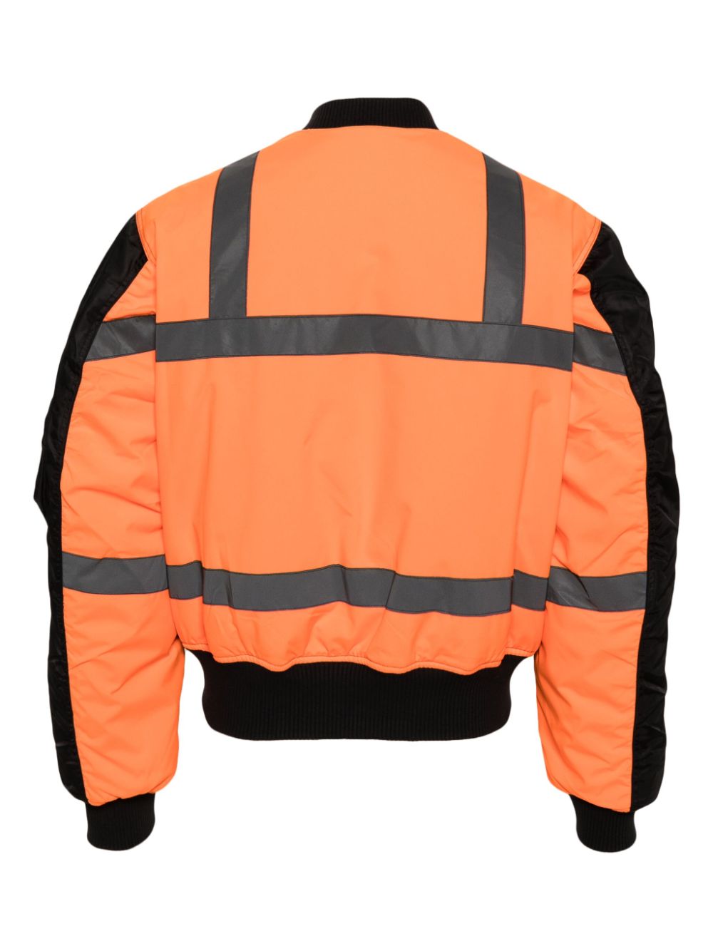 Men Bomber Jackets Maison-Kitsune Maharishi Hi-Vis MA-1 Padded Bomber Jacket Black
