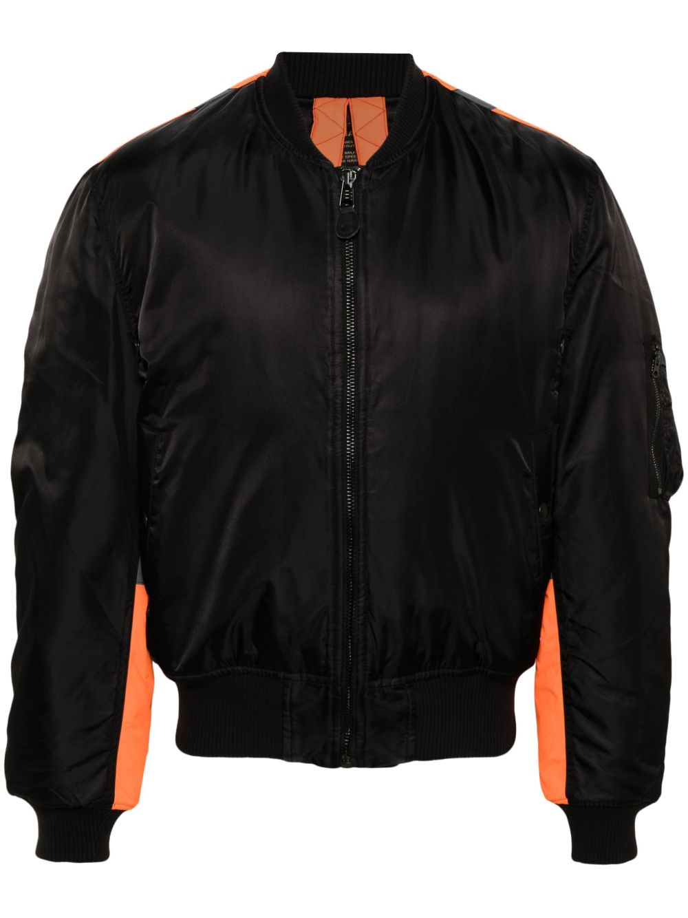 Men Bomber Jackets Maison-Kitsune Maharishi Hi-Vis MA-1 Padded Bomber Jacket Black