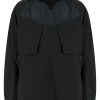 Maharishi Pullover funnel-neck Jacket Black Men Lightweight Jackets Maison-Kitsune