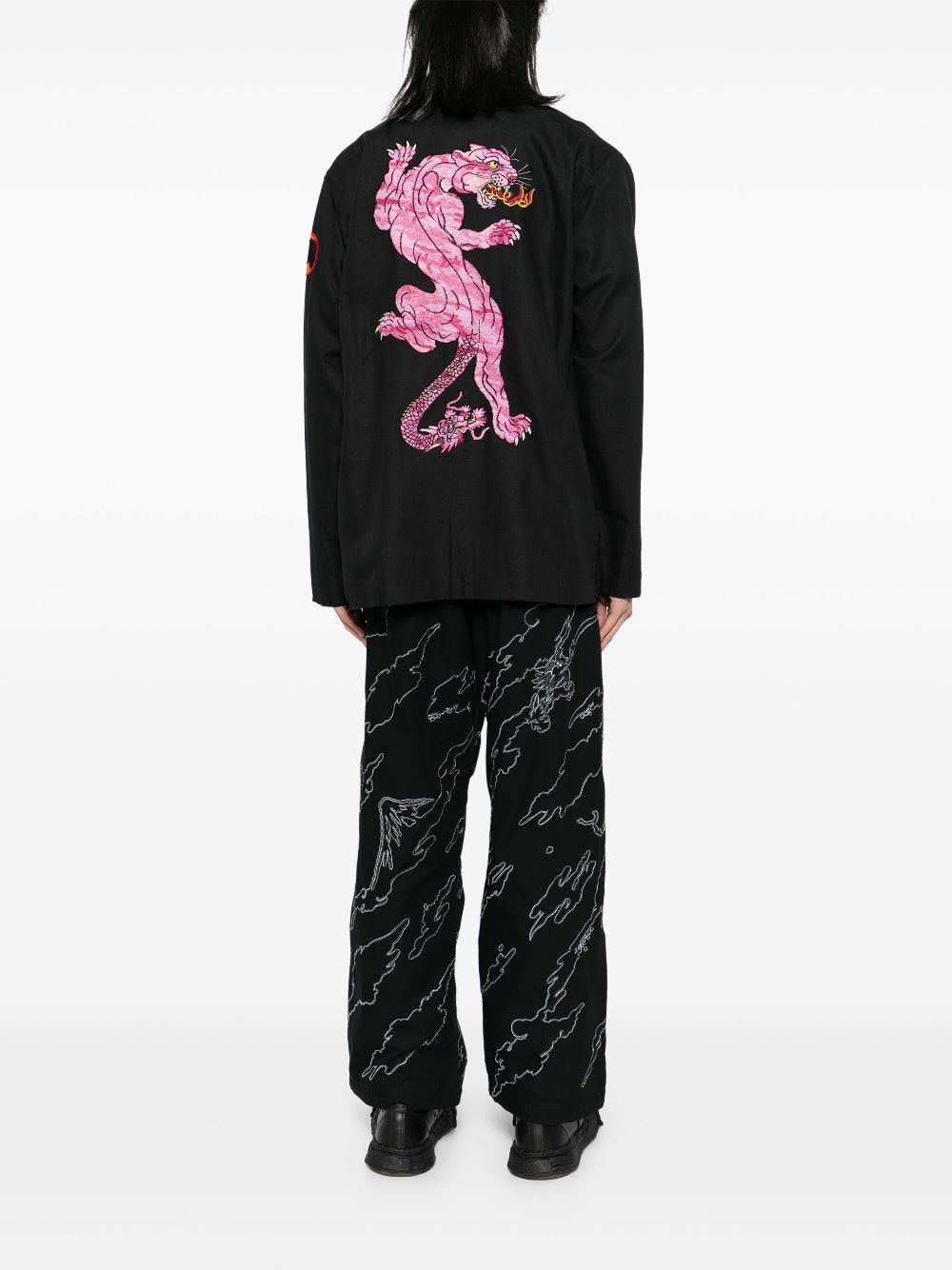 Maharishi Panther Chimera Hanten Shirt Black Men Shirts Maison-Kitsune