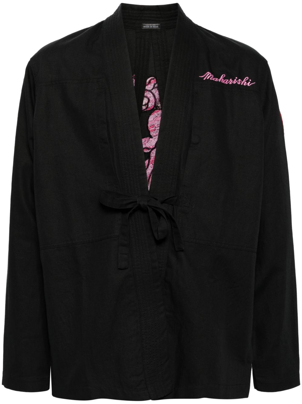 Maharishi Panther Chimera Hanten Shirt Black Men Shirts Maison-Kitsune