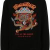 Maison-Kitsune Sweatshirts Men Maharishi Abundance Dragon Organic Cotton Sweatshirt Black