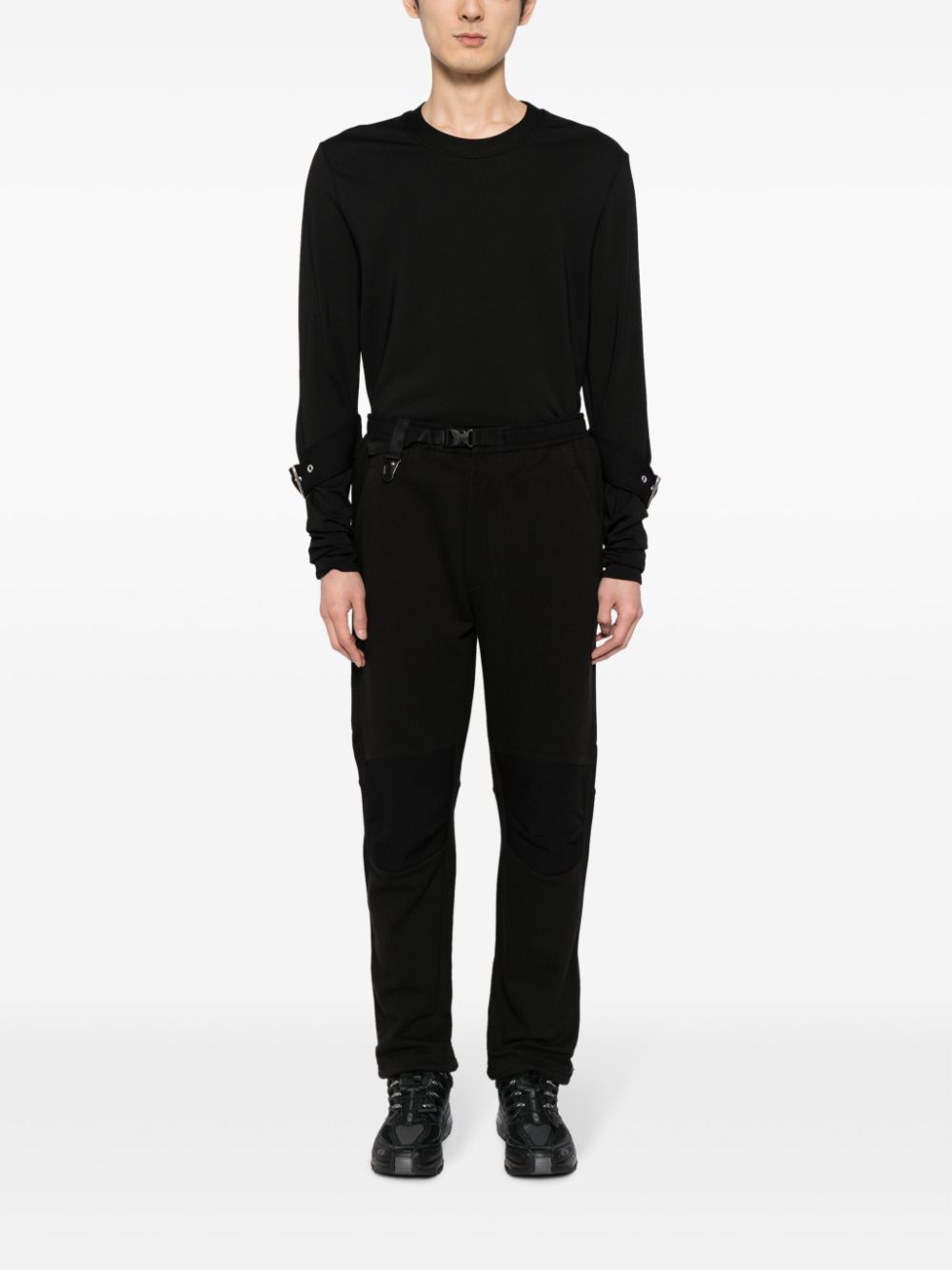 Maharishi 4554 Articulated Shinobi Panelled Trousers Black Men Regular-Fit & Straight Leg Pants Maison-Kitsune