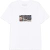 Maison-Kitsune Maharishi 1395 Cyber Skeleton T-shirt White Men T-Shirts