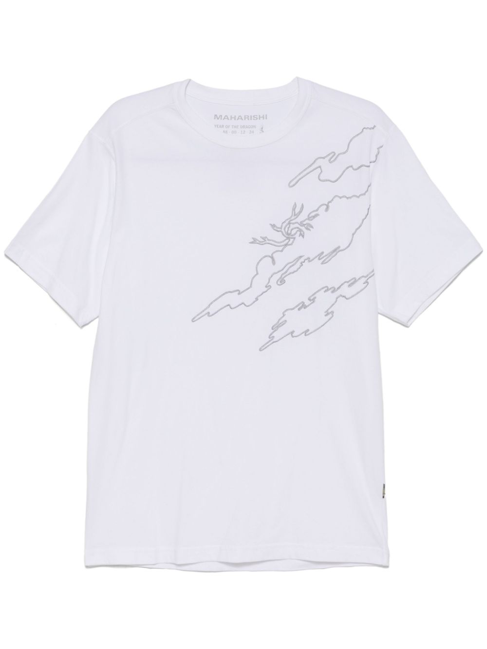 Maharishi DPM: Bonsai Sparse T-shirt White Men T-Shirts Maison-Kitsune