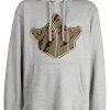 Maison-Kitsune Hoodies Men Maharishi Maha Temple Cotton Hoodie Grey