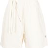 Maharishi Off centre-drawstring Bermuda Shorts Neutrals Men Bermuda Shorts Maison-Kitsune