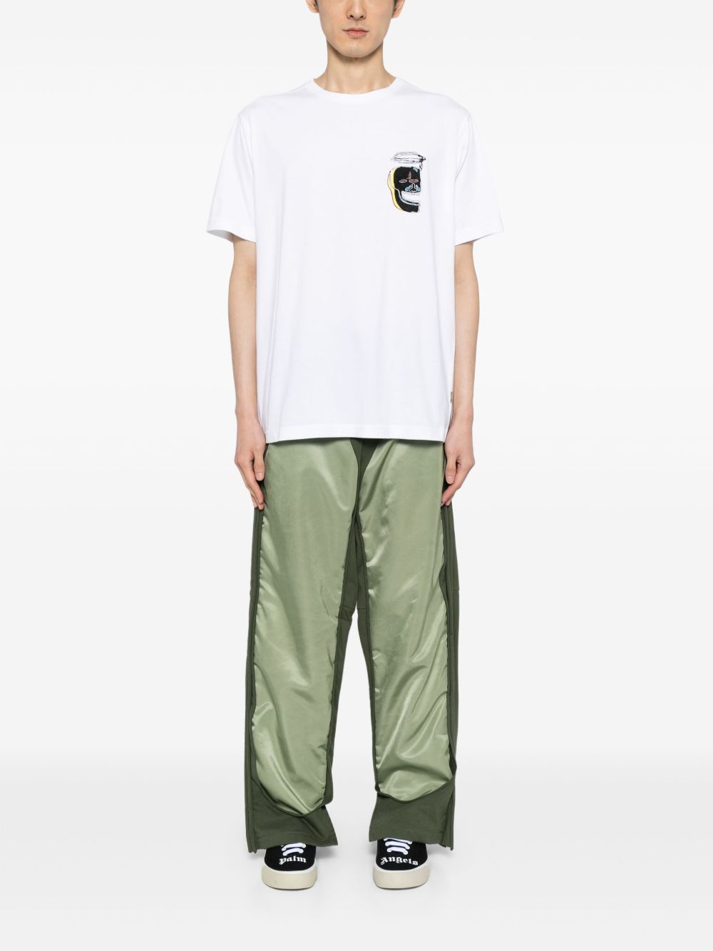 Maison-Kitsune T-Shirts Men Maharishi Maha Basquiat 5.EEP T-shirt White