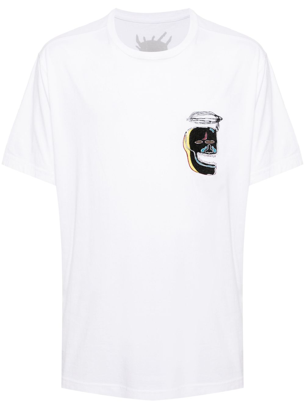 Maison-Kitsune T-Shirts Men Maharishi Maha Basquiat 5.EEP T-shirt White
