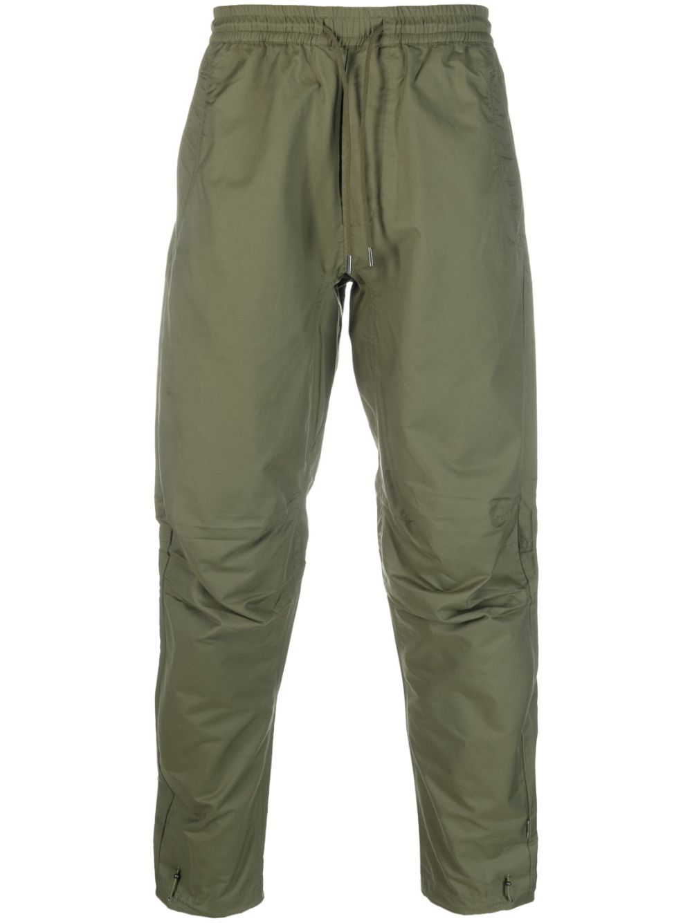 Maison-Kitsune Maharishi elasticated-waist Trousers Green Men Regular-Fit & Straight Leg Pants